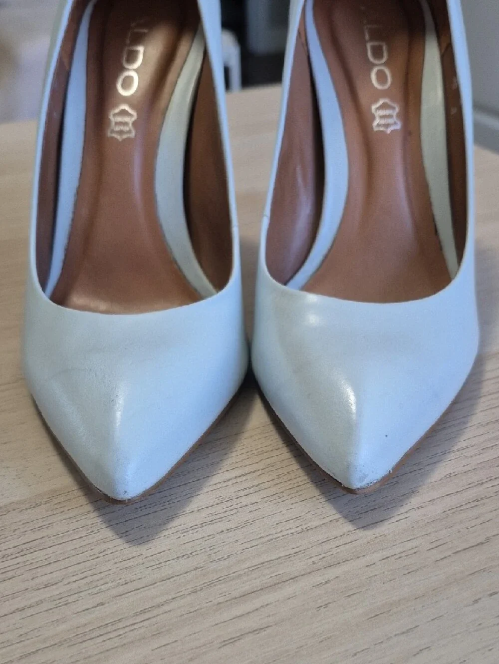 ALDO Powder Blue Pointed-Toe Stiletto Heels Size 6 - Picture 6 of 9